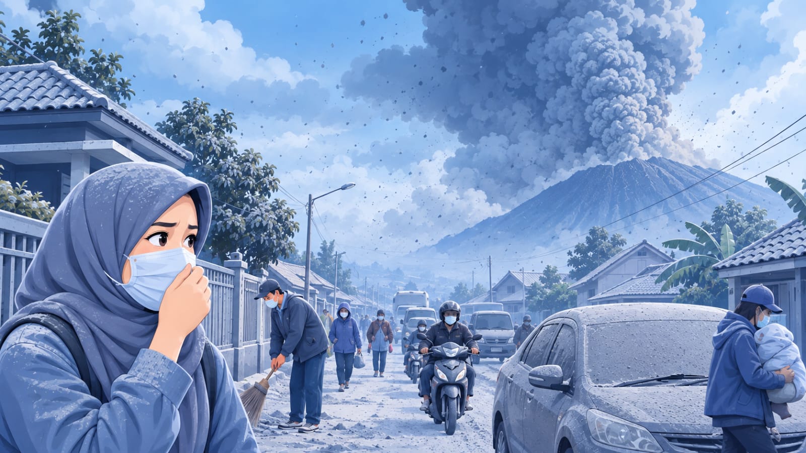 Di Balik Abu Vulkanik: Saat Kesehatan dan Keuangan Sama-Sama Terdampak